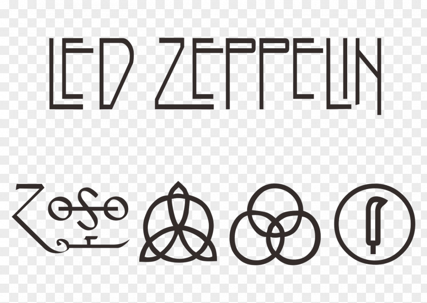 Rock Band Led Zeppelin IV Logo PNG