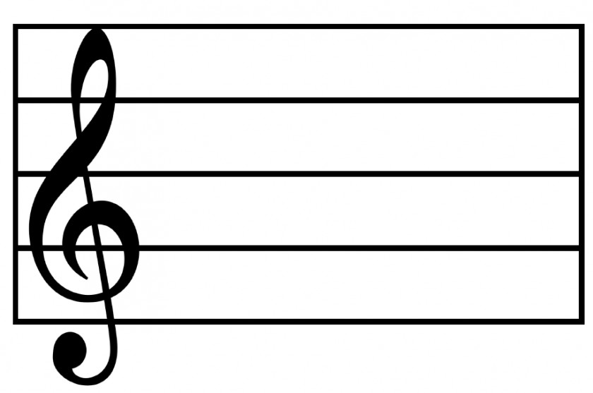 Staff Clef Musical Note Notation Treble PNG note notation Treble, Of A Music clipart PNG