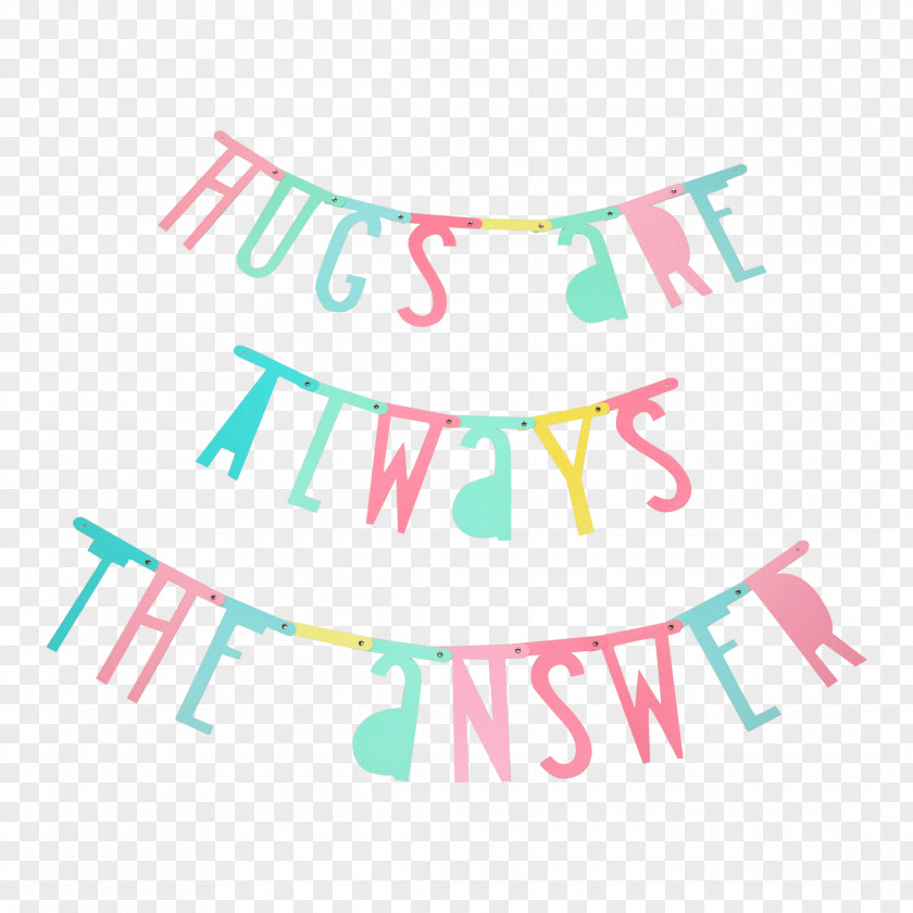 Unicorn Birthday Banner Pastel Party Word Box PNG