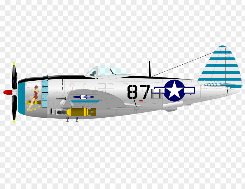 Airplane Republic P-47 Thunderbolt Lavochkin La-9 Focke-Wulf Fw 200 Condor Aircraft PNG