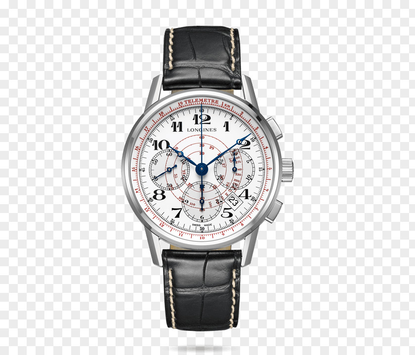 Black Men's Watches Longines Male Watch Automatic Chronograph Tachymeter PNG