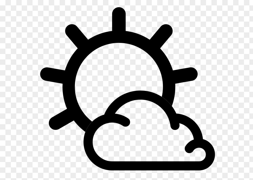 Cloudy Symbol Clip Art PNG
