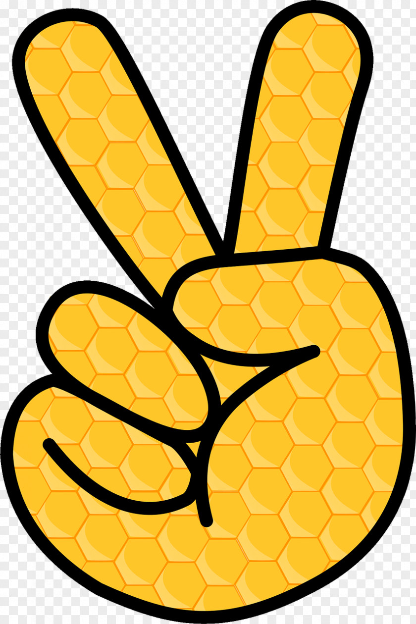Hand V Sign Peace Symbols Drawing Clip Art PNG