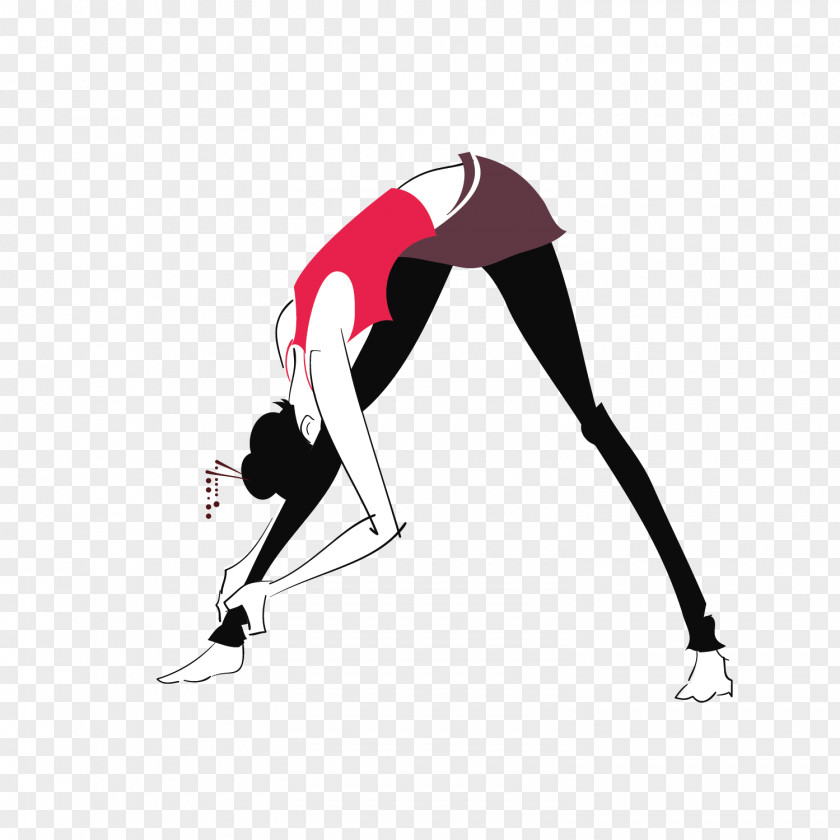 Vector Yoga Fitness Designer PNG