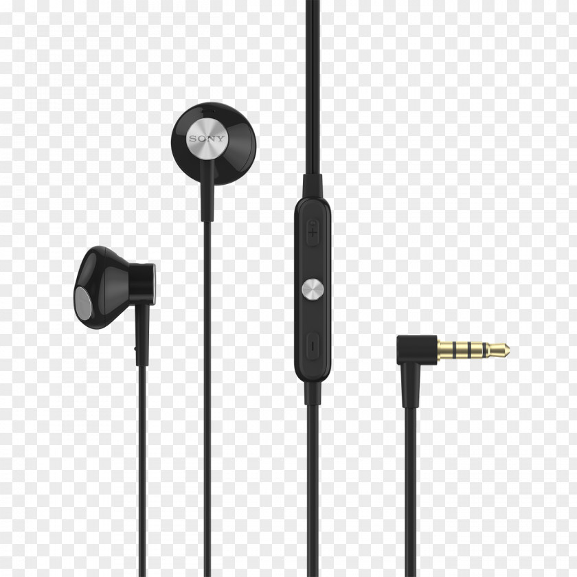 Black Headphones Sony Xperia XA1 STH32 Stereo Headset 索尼 PNG