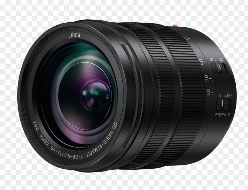 Camera Lens Lumix G Micro System Panasonic Leica DG Vario-Elmarit 12-60mm F/2.8-4.0 ASPH Power O.I.S. Four Thirds PNG