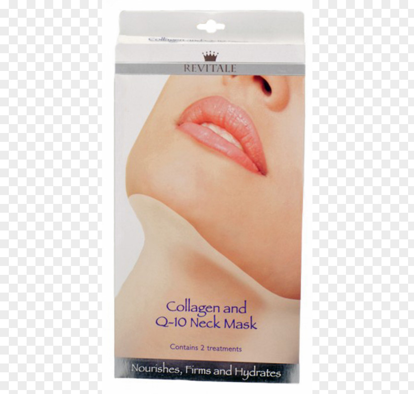Mask Collagen Neck Coenzyme Q10 Face PNG