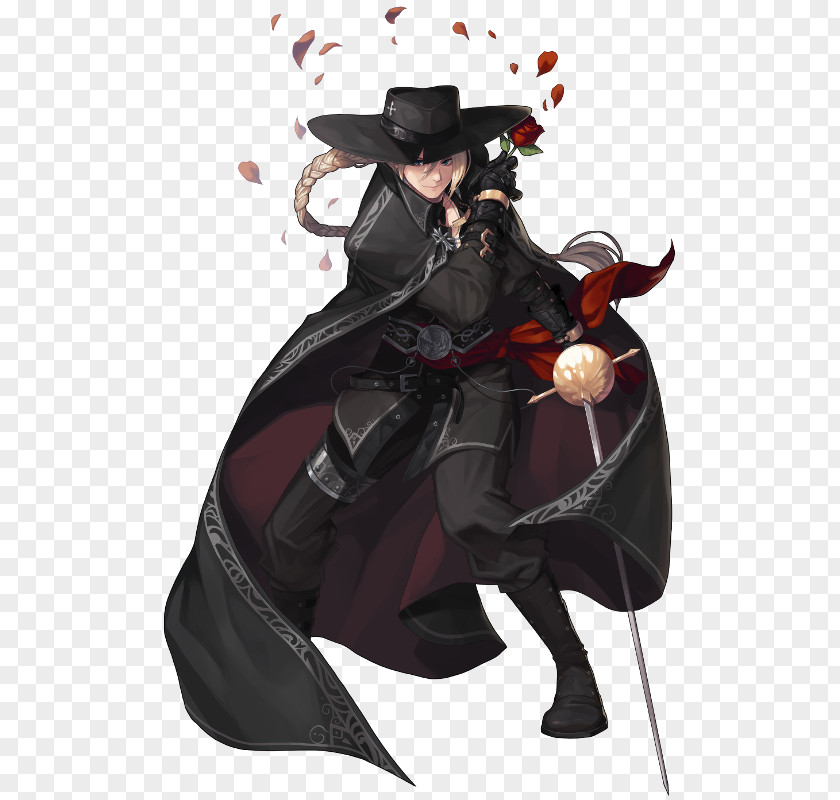 The Phantom Black Survival Character Design Game PNG