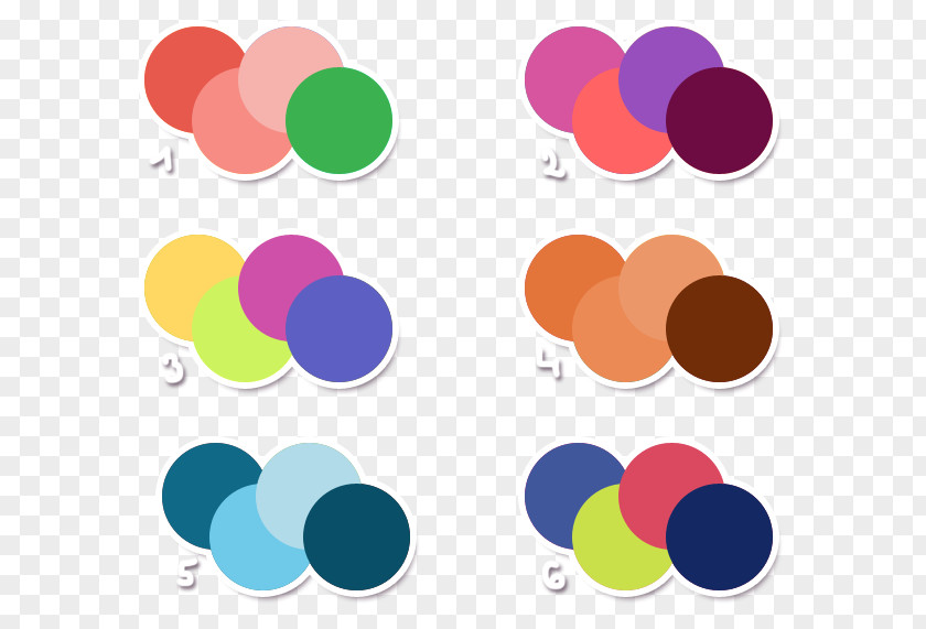 Warm Color Scheme Palette Analogous Colors PNG