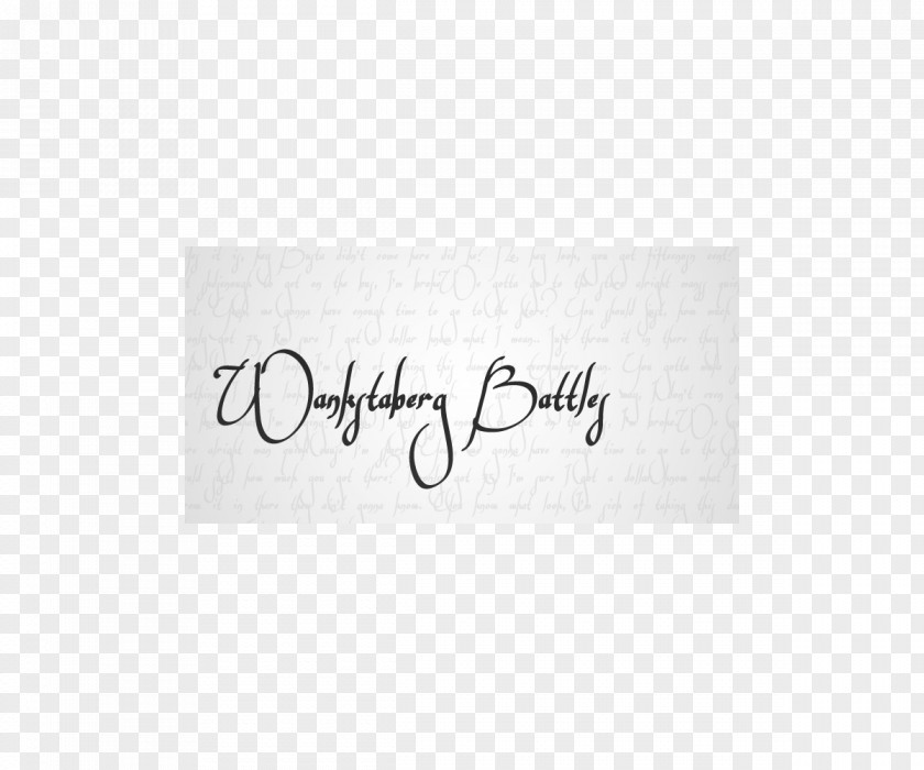 Calligraphy Paper Logo Font PNG