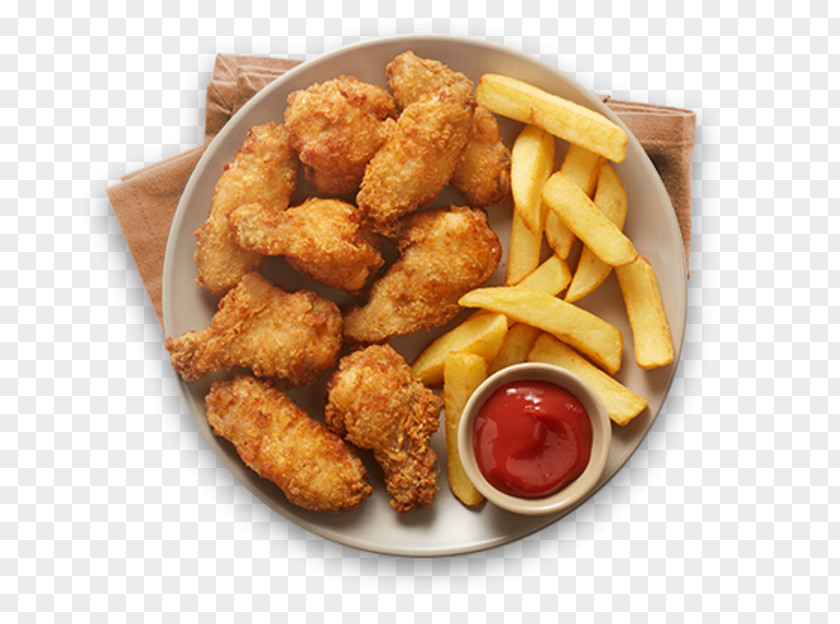 Chicken French Fries Crispy Fried McDonald's McNuggets Fingers Nugget PNG