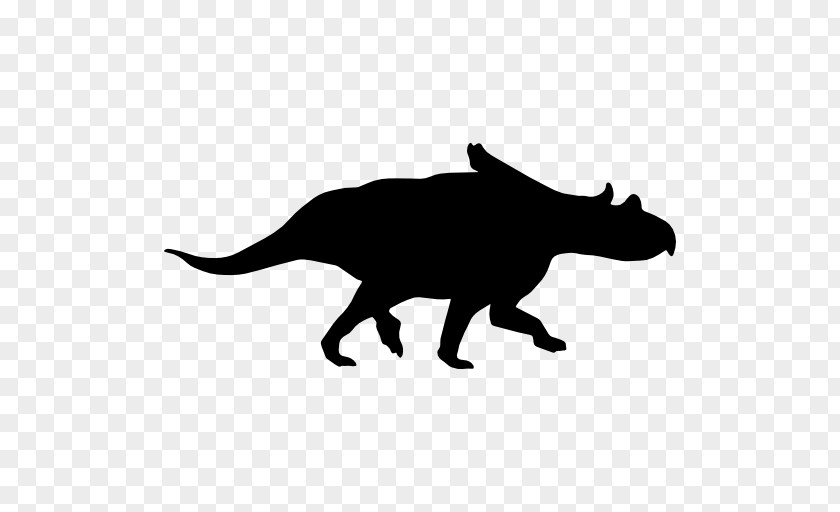 Dinosaur Vector Chasmosaurus Silhouette PNG