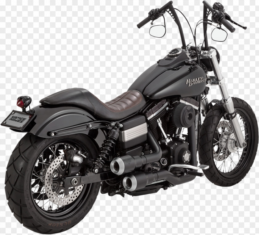 Motorcycle Exhaust System Harley-Davidson Super Glide Muffler PNG
