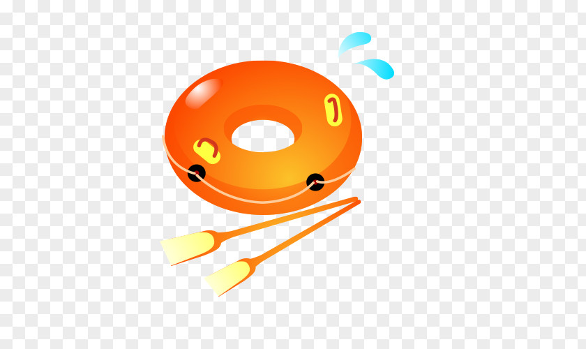 Orange Ocean Swim Ring Vector Adobe Illustrator Euclidean PNG