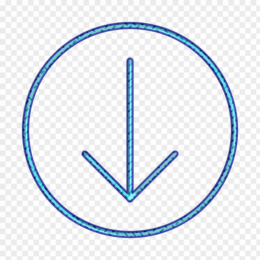 Symbol Electric Blue Arrow Icon Circle Direction PNG