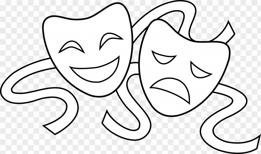 Acting Cliparts Drama Theatre Mask Performance Clip Art PNG