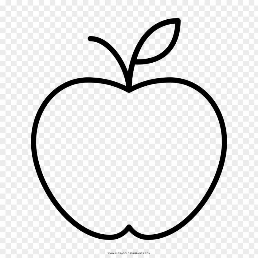 Apple Coloring Book Drawing Child PNG