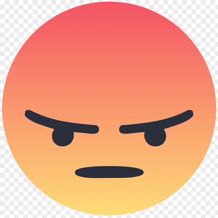 Blushing Emoji Anger Social Media Facebook React PNG