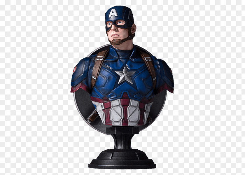 Captain America United States Iron Man Statue Marvel Comics PNG