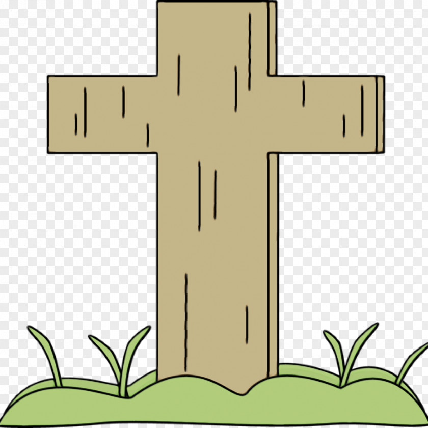 Cross Religious Item Symbol Line Plant PNG