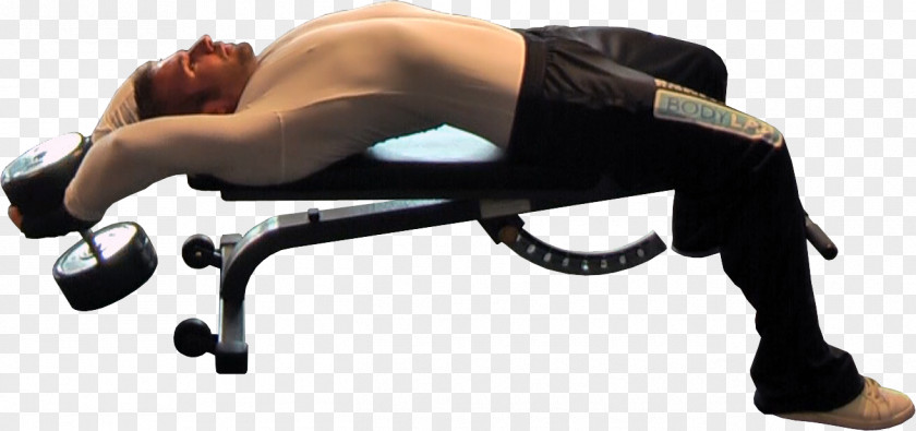 Dumbbell Physical Fitness Shoulder Bench Pullover PNG
