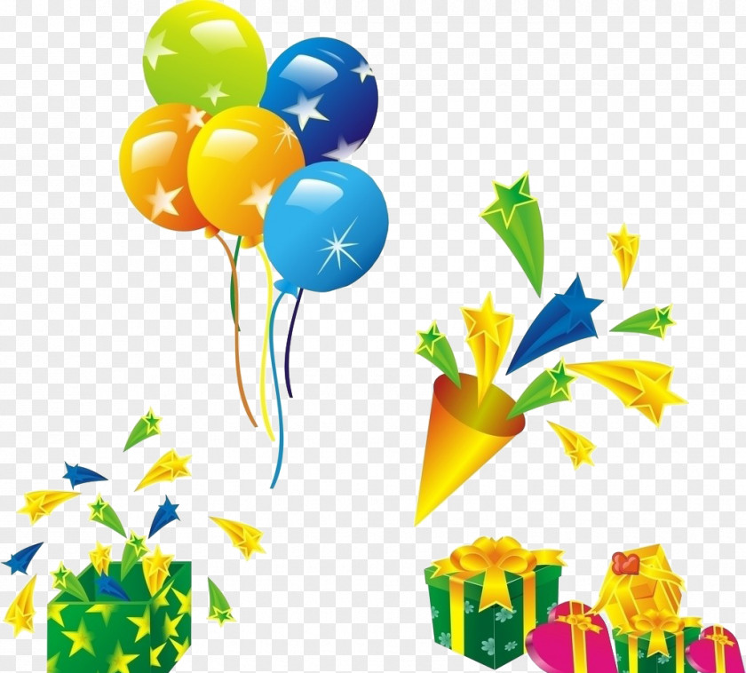 Festive Holiday Decorations Balloon Festival Clip Art PNG
