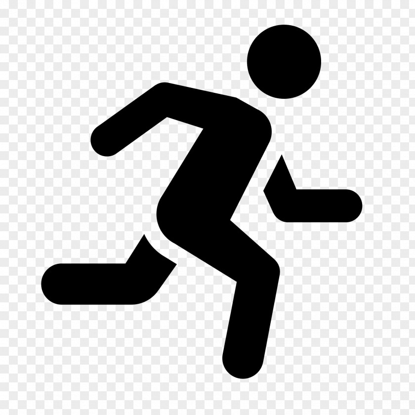 Jogging Running Man Clip Art PNG