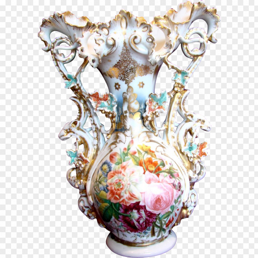 Hand-painted Show Vase Ceramic Tableware Urn Flowerpot PNG