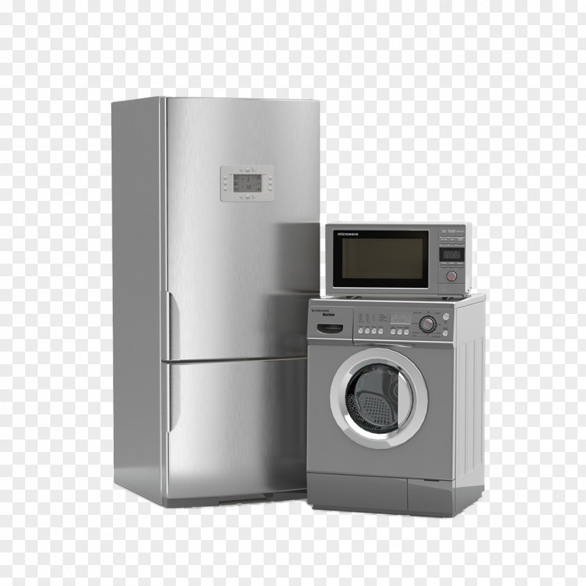 Household Appliances Home Appliance Washing Machine Refrigerator Major Clothes Dryer PNG