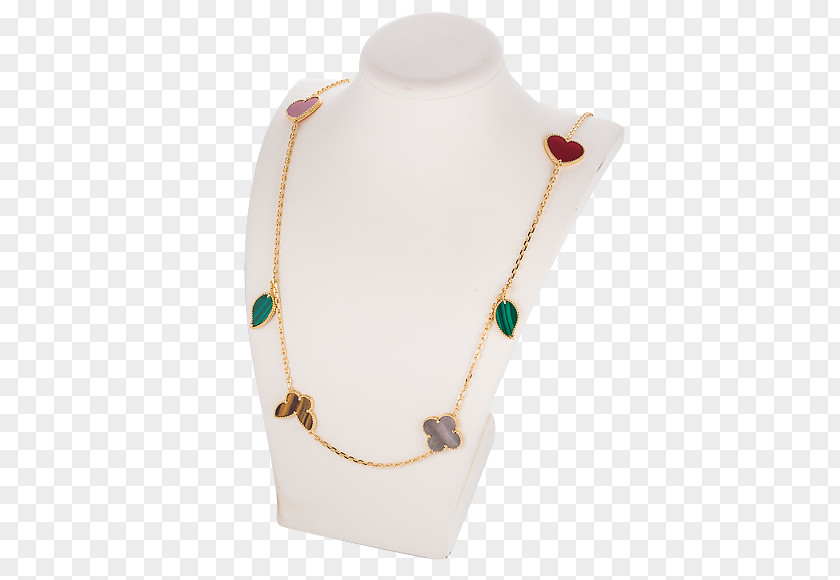Van Cleef Turquoise Necklace Jewellery PNG
