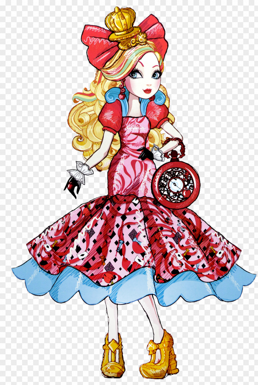 Apple White Ever After High Legacy Day Doll Alice's Adventures In Wonderland Way Too Wonderland: Royal Flush PNG