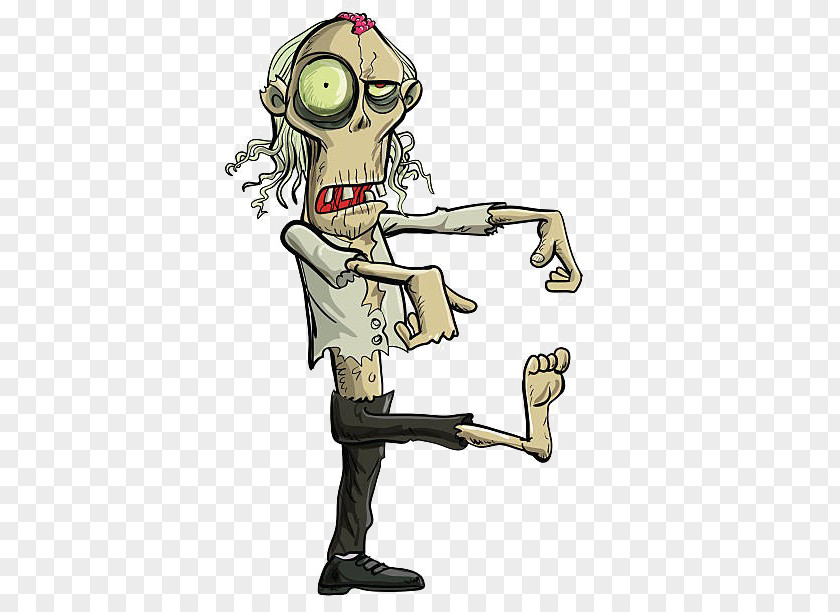 Cartoon Zombie Walk PNG walk, zombie clipart PNG