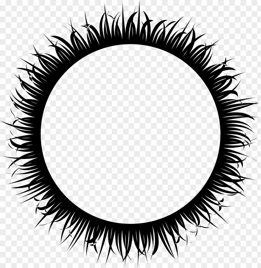 Circle Frame Monochrome Photography Clip Art PNG