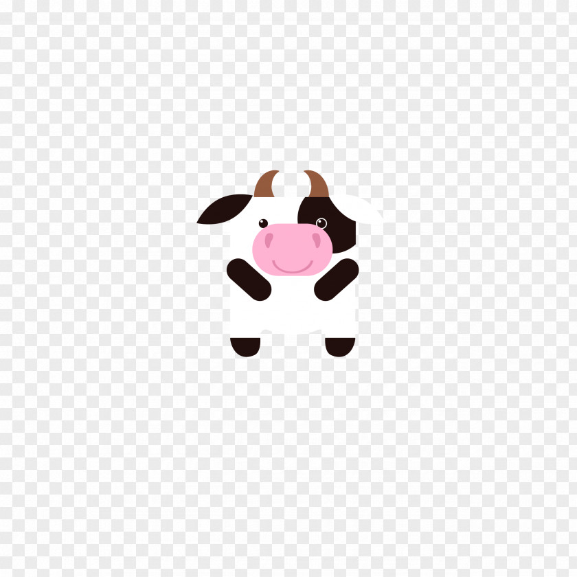 Dairy Cow Cattle Square Animals Milk PNG