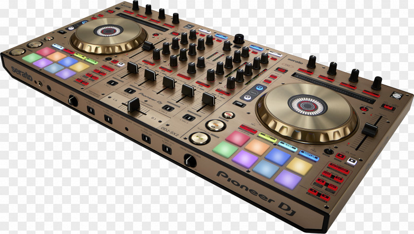 DJ Controller Pioneer Disc Jockey Audio Mixers DDJ-SX2 PNG