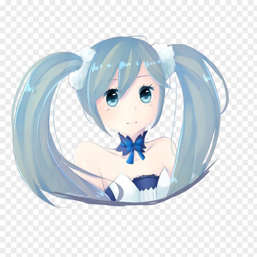 Miku Hatsune Figurine Animated Cartoon Character Fiction PNG