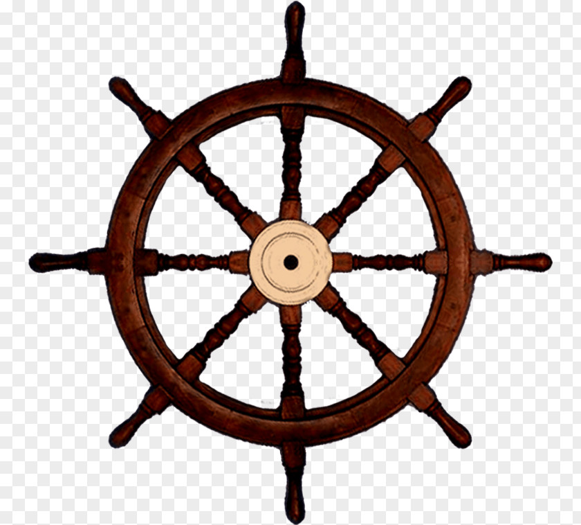 Rudder Ship's Wheel Clip Art PNG