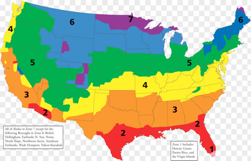 United States R-value Climate Building Insulation Hardiness Zone PNG