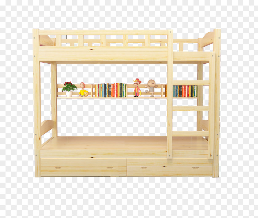 Wooden Simple Double Bed Table Frame Wood PNG