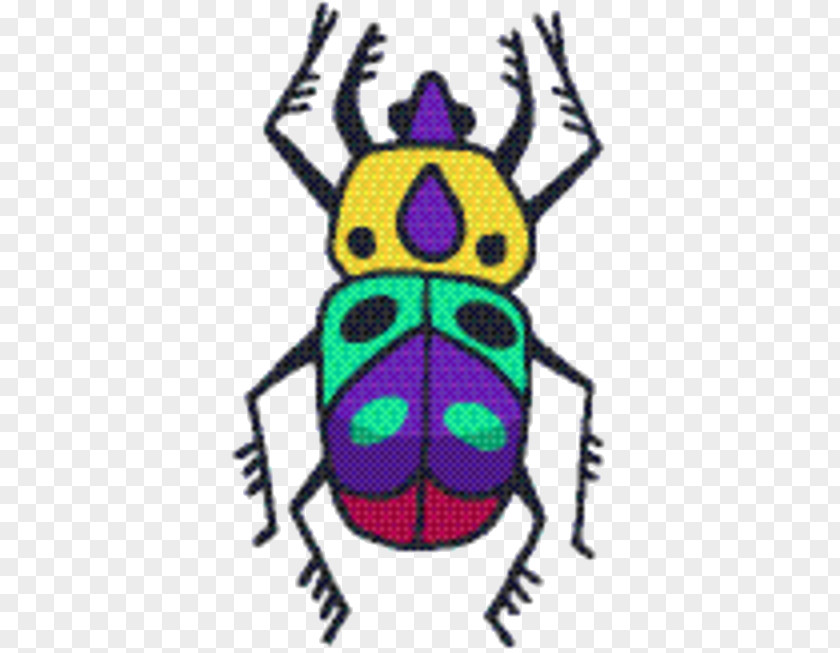 Ground Beetle Jewel Bugs Headgear Purple PNG