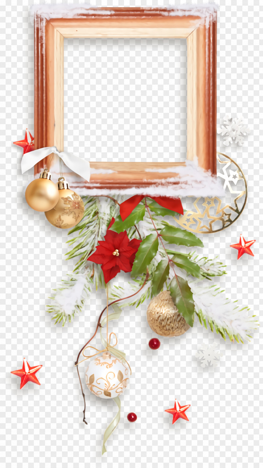 Holiday Ornament Interior Design Christmas Frame Border Decor PNG