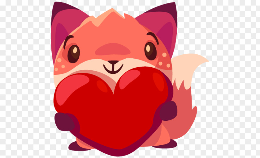 It's Foxy Sticker Advertising VKontakte Telegram Спотти PNG