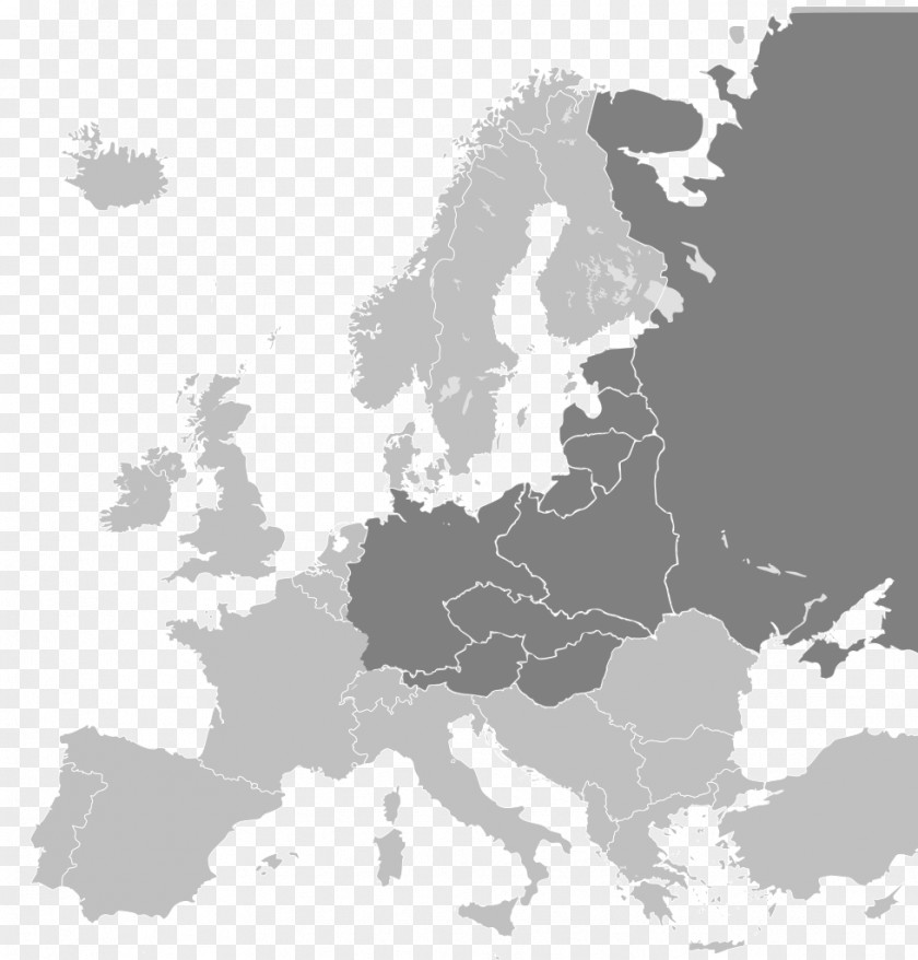 Map Europe Vector Graphics Illustration Clip Art PNG