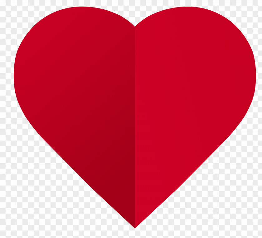 Red Paper Heart Valentines Day PNG