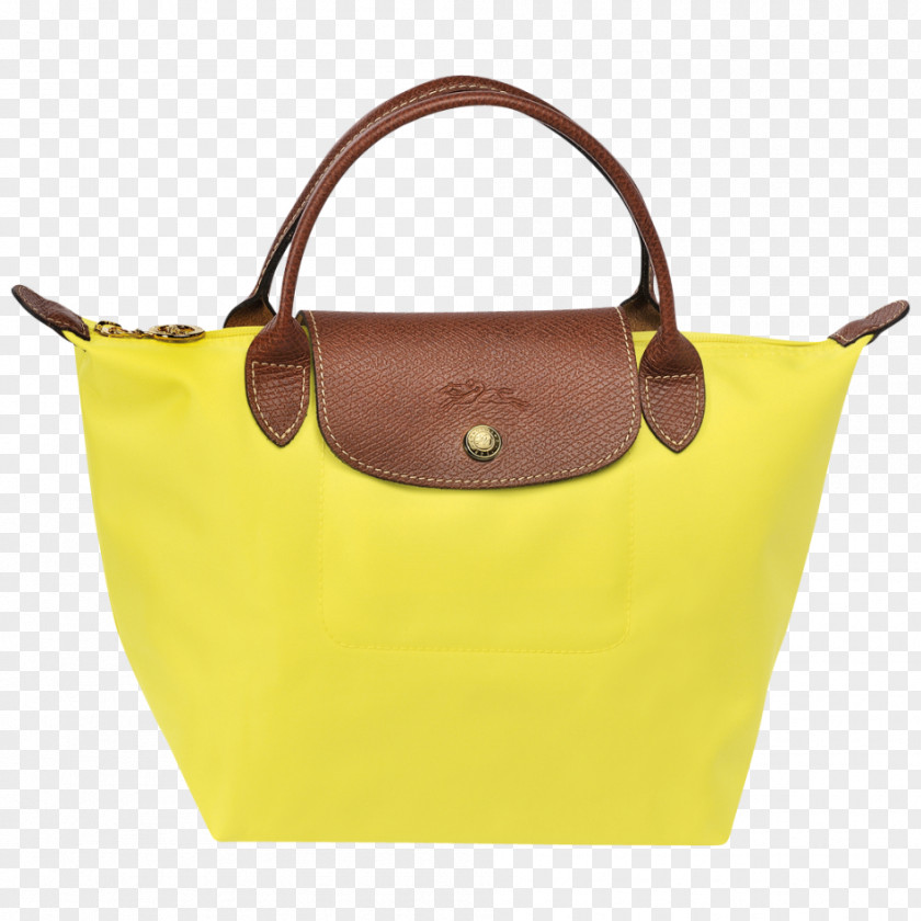 Bag Longchamp Le Pliage Medium Nylon Tote Handbag Pocket PNG