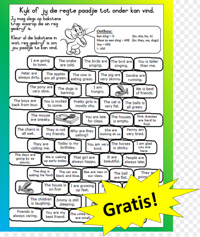 Bied Lesson Plan Afrikaans English Worksheet PNG