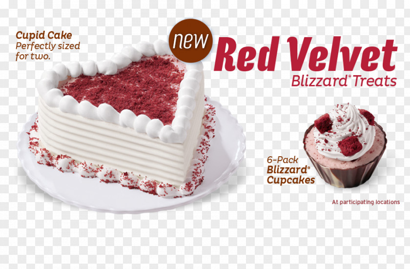 Ice Cream Cake Red Velvet Dairy Queen PNG