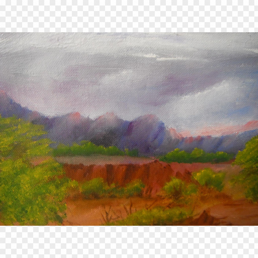 Painting Watercolor Acrylic Paint Mount Scenery PNG