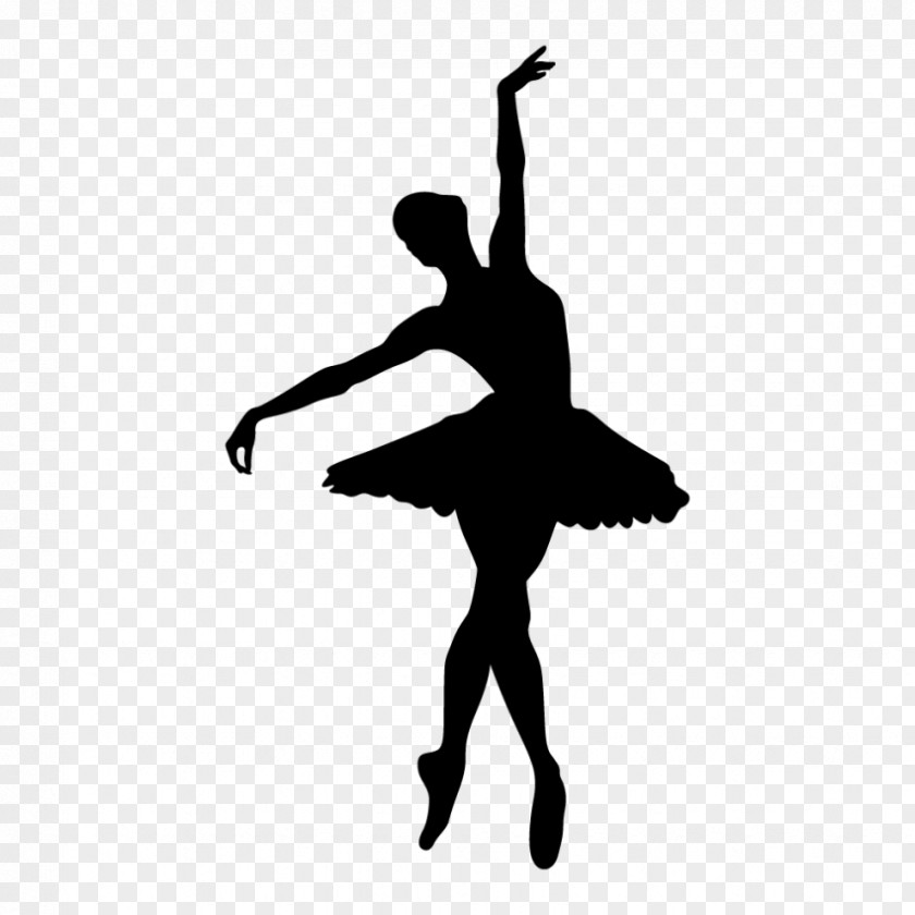 Balance Pointe Shoe Silhouette Ballet Dancer Spinning PNG