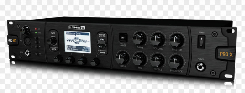 Guitar Amplifier Line 6 POD HD Pro X Effects Processors & Pedals PNG